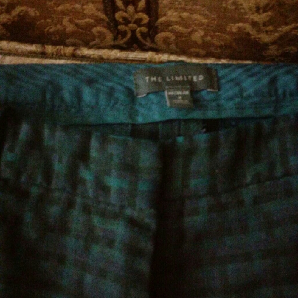 Banana Republic skirt and The Limited ankle pants